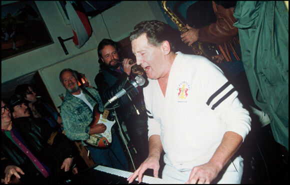 Jerry Lee Lewis en concert en 1992.