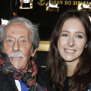 Jean Rochefort et sa fille Clémence - Arrivées Intérieur - 40ème cérémonie des César au théâtre du Châtelet à Paris, le 20 février 2015. 