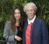 Jean Rochefort et sa fille Clémence - People au 6ème jour des internationaux de France de Roland Garros