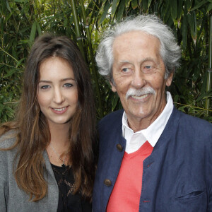 Jean Rochefort et sa fille Clémence - People au 6ème jour des internationaux de France de Roland Garros