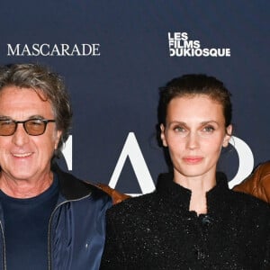 Pierre Niney, François Cluzet, Marine Vacth et Nicolas Bedos - Avant-première du film "Mascarade" au cinéma Pathé Wepler à Paris. Le 20 octobre 2022 © Coadic Guirec / Bestimage