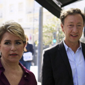 La librairie Bookstore de Biarritz accueille en dédicace Son Altesse Royale la Grande-Duchesse Maria-Teresa de Luxembourg et Stéphane Bern. Le 15 octobre 2022. © Christophe de Prada / Bestimage