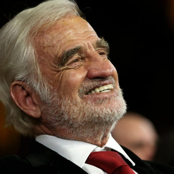 Jean-Paul Belmondo - Soirée d'ouverture de la 7éme édition du Festival Lumière 2015 à la Halle Tony-Garnier à Lyon le 12 octobre 2015. 