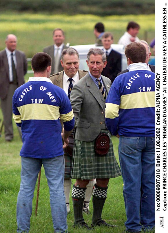 Charles Diana au château de Mey en Écosse