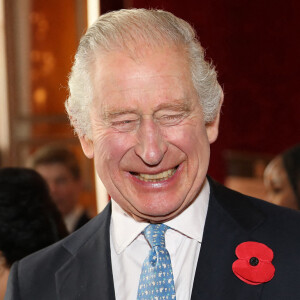 Le roi Charles III d'Angleterre, lors d'une cérémonie commémorant le 50ème anniversaire de la réinstallation des Asiatiques britanniques d'Ouganda au Royaume-Uni à Londres, le 2 novembre 2022. 