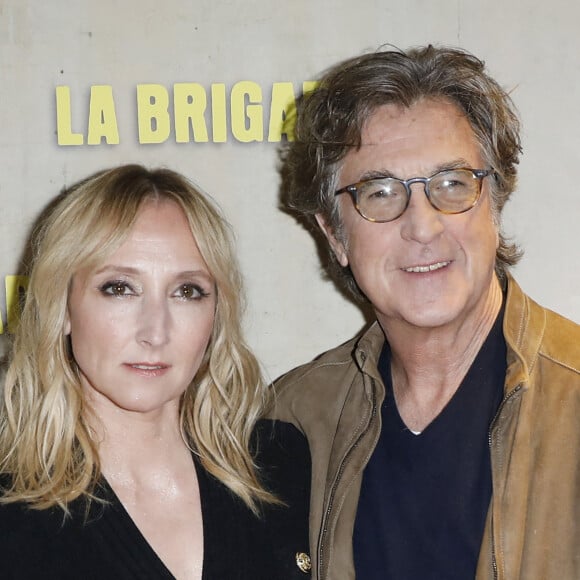 Audrey Lamy, François Cluzet - Avant-première du film "La Brigade" au Cinéma Pathé Wepler à Paris le 21 Mars 2022. © Marc Ausset-Lacroix/Bestimage