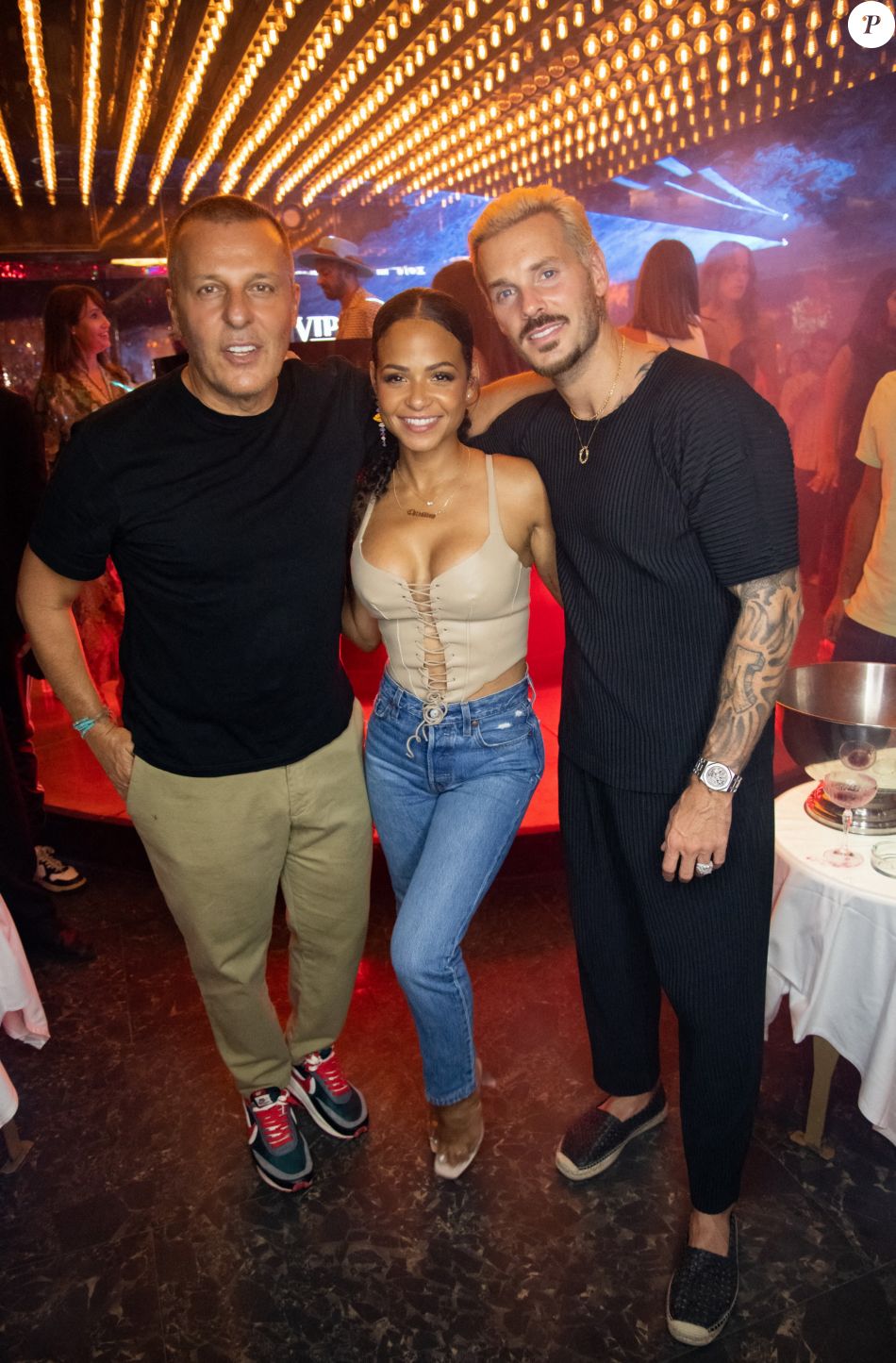 Exclusif - No Web - Jean-Roch, M. Pokora (Matt Pokora), sa femme