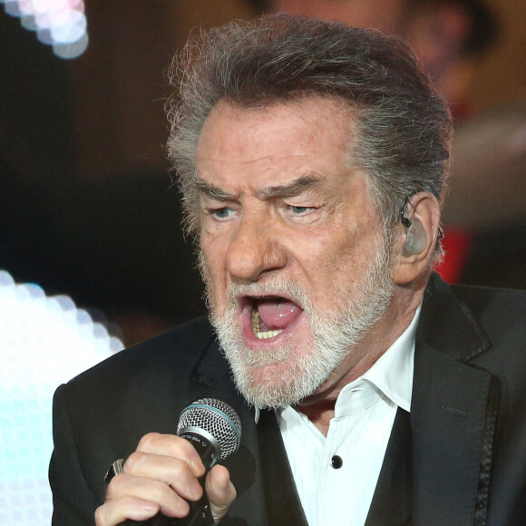 Eddy Mitchell - Enregistrement de l'émission Spécial Johnny Hallyday, "Johnny, la soirée événement" diffusée sur TF1.