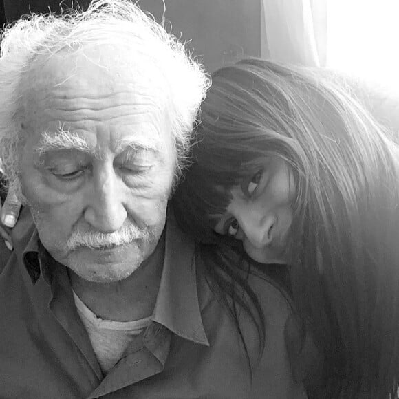 Clara Luciani et son grand-père Jeannot.