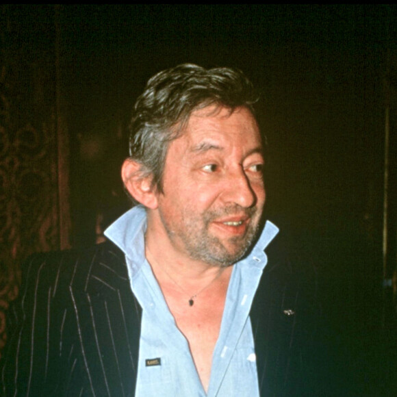 Serge Gainsbourg aux Bains Douches à Paris