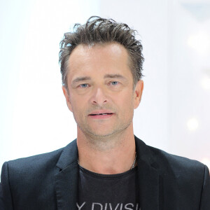 Exclusif - David Hallyday - Enregistrement de l'émission "Vivement Dimanche" au studio Gabriel à Paris, présentée par Michel Drucker et diffusée sur France 2. © Guillaume Gaffiot / Bestimage 