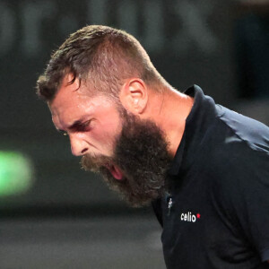 Benoit Paire lors de la 16ème édition de l'Open de tennis Blot Rennes dans la salle omnisport "Le Liberté" à Rennes, France. © Laurent Lairys/Panoramic/Bestimage