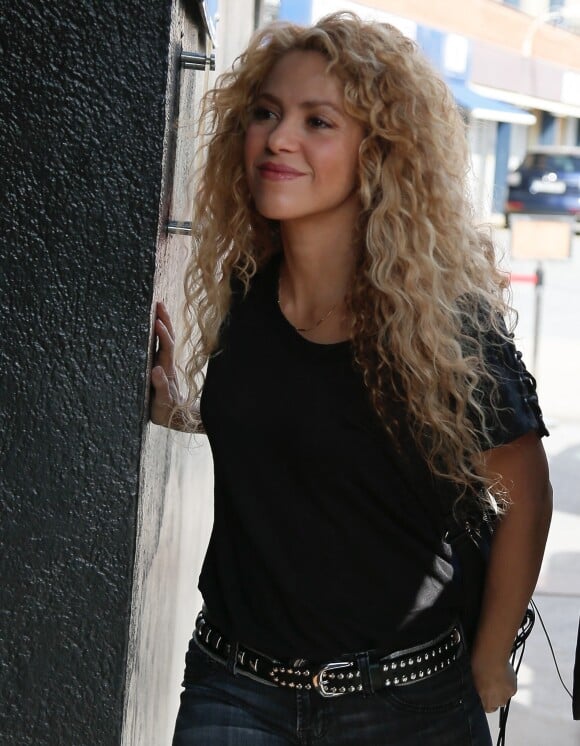 Shakira à Barcelone le 25 janvier 2018.