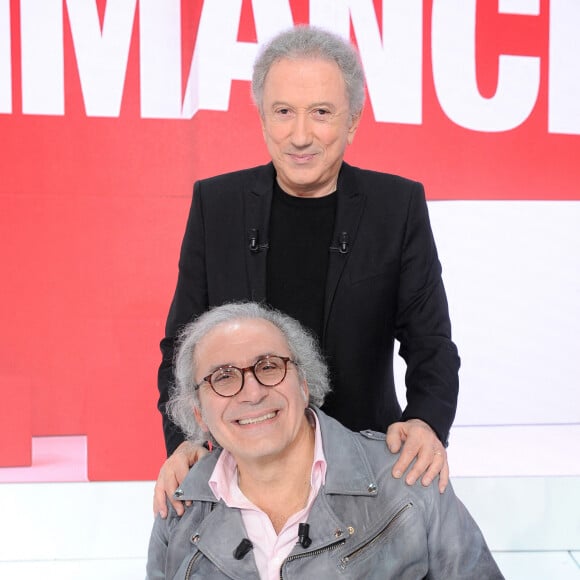 Exclusif - Frederic Zeitoun et Michel Drucker - Enregistrement de l'émission "Vivement dimanche" au studio Gabriel, présentée par M.Drucker, diffusée le 13 novembre 2022. © Guillaume Gaffiot / Bestimage