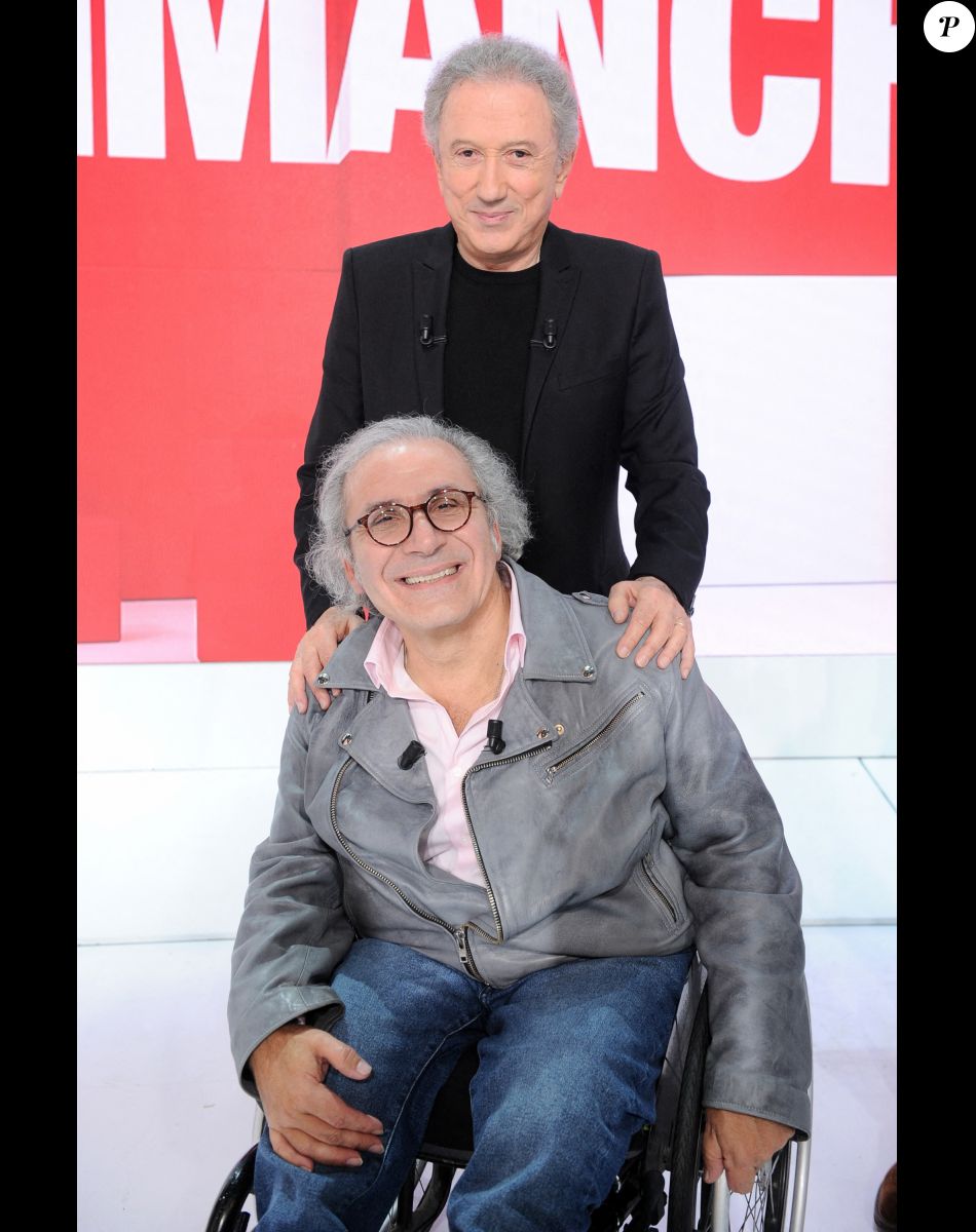 Exclusif - Frederic Zeitoun et Michel Drucker - Enregistrement de l'émission "Vivement dimanche" au studio Gabriel, présentée par M.Drucker, diffusée le 13 novembre 2022. © Guillaume Gaffiot / Bestimage