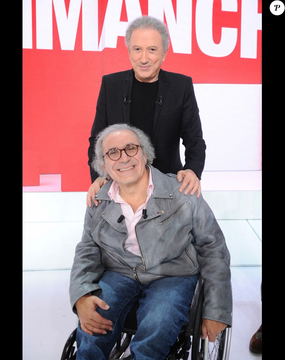 Exclusif - Frederic Zeitoun et Michel Drucker - Enregistrement de l'émission "Vivement dimanche" au studio Gabriel, présentée par M.Drucker, diffusée le 13 novembre 2022. © Guillaume Gaffiot / Bestimage