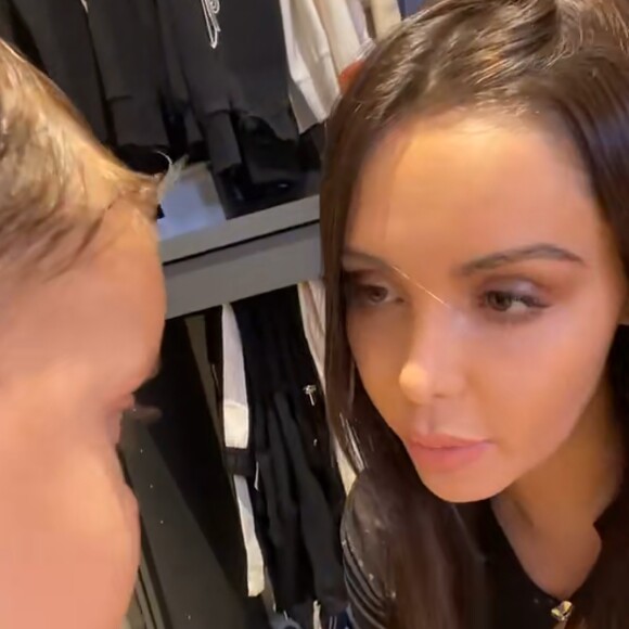 Nabilla Benattia sermonne Milann sur Snapchat, le 9 novembre 2022