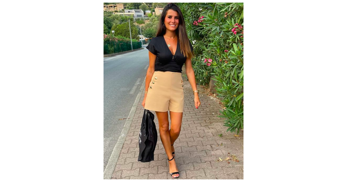 Karine Ferri Her daughter Claudia, only 4 years old and already under