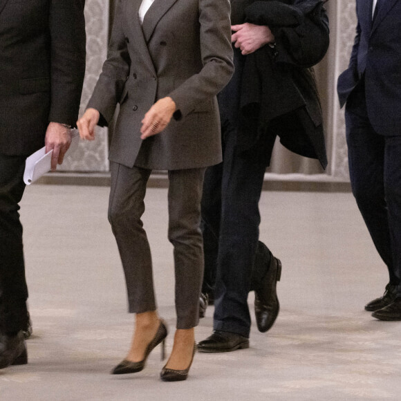 Le président de la Nation argentine, Alberto Fernández et la Première dame française, Brigitte Macron au lancement du Laboratoire pour la protection de l'enfance en ligne au palais de l'Elysée à Paris, France, le 10 novembre 2022. © Jacques Witt/Pool/Bestimage