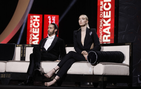 Tahar Rahim et Vanessa Kirby - Cérémonie d'ouverture du 19ème Festival International du Film de Marrakech le 11 Novembre 2022. © Denis Guignebourg / Bestimage