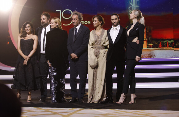 Le jury : Nadine Labaki, Justin Kurzel, Diane Kruger, Paolo Sorrentino, Laïla Marrakchi, Tahar Rahim, Vanessa Kirby - Cérémonie d'ouverture du 19ème Festival International du Film de Marrakech le 11 Novembre 2022. © Denis Guignebourg / Bestimage