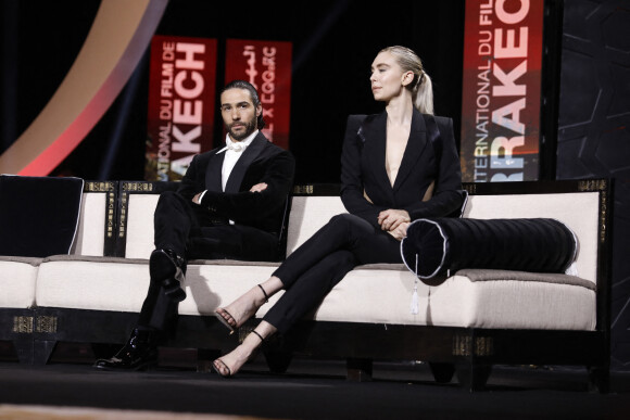 Tahar Rahim et Vanessa Kirby - Cérémonie d'ouverture du 19ème Festival International du Film de Marrakech le 11 Novembre 2022. © Denis Guignebourg / Bestimage