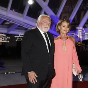 Dominique Strauss-Kahn (DSK) et sa femme Myriam L'Aouffir - Cérémonie d'ouverture du 19ème Festival International du Film de Marrakech le 11 Novembre 2022. © denis Guignebourg / Bestimage