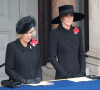 Camilla Parker Bowles, reine consort d'Angleterre et Kate Middleton, princesse de Galles lors du "Remembrance Sunday Service" à Londres, Royaume Uni.