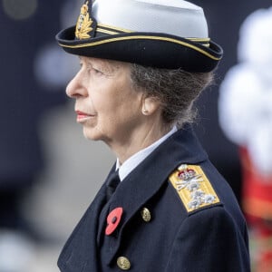 La princesse Anne lors du "Remembrance Sunday Service" à Londres, Royaume Uni, le 13 novembre 2022.