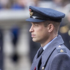 Le prince William, prince de Galles, lors du "Remembrance Sunday Service" à Londres, Royaume Uni, le 13 novembre 2022.