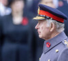 Le roi Charles III d'Angleterre lors du "Remembrance Sunday Service" à Londres, Royaume Uni, le 13 novembre 2022.