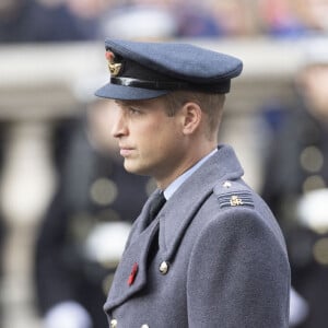 Le prince William, prince de Galles, lors du "Remembrance Sunday Service" à Londres, Royaume Uni, le 13 novembre 2022.