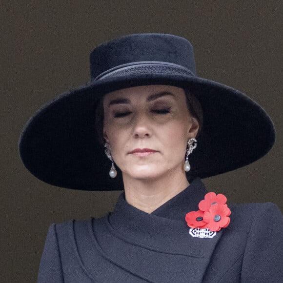 Catherine (Kate) Middleton, princesse de Galles lors du "Remembrance Sunday Service" à Londres, Royaume Uni, le 13 novembre 2022.