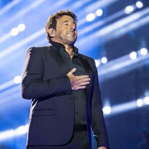 Exclusif - Patrick Bruel - Concert hommage à Johnny Hallyday "Que je t'aime" à l'AccorHotels Arena Paris Bercy à Paris. Le 14 septembre 2021 © Borde-Jacovides-Moreau / Bestimage 