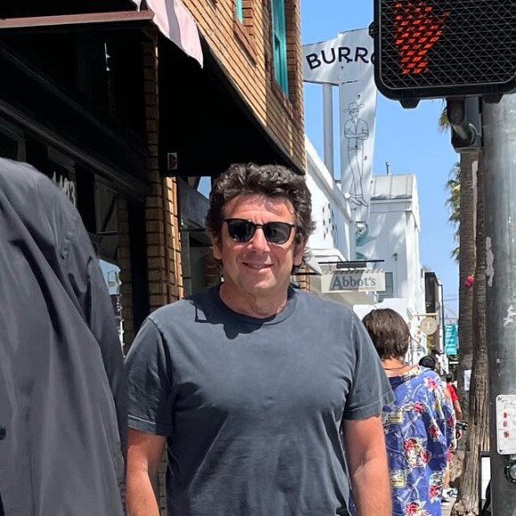 Patrick Bruel à Los Angeles, où il passe la moitié de l'année.