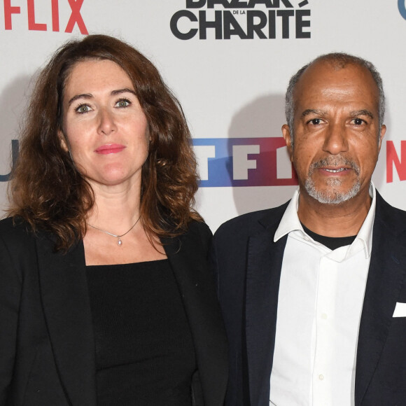 Pascal Légitimus et sa femme Adriana Santini - Avant-première de la série "Le Bazar de la Charité" au Grand Rex à Paris. Le 30 septembre 2019. © Coadic Guirec/Bestimage