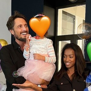 Hapsatou Sy et Vincent Cerutti fêtent l'anniversaire de leur fille Abbie le 16 octobre 2022.