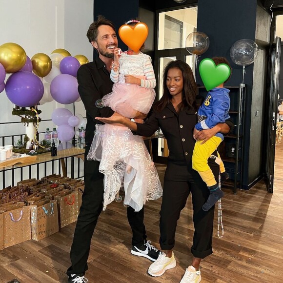 Hapsatou Sy et Vincent Cerutti fêtent l'anniversaire de leur fille Abbie le 16 octobre 2022.