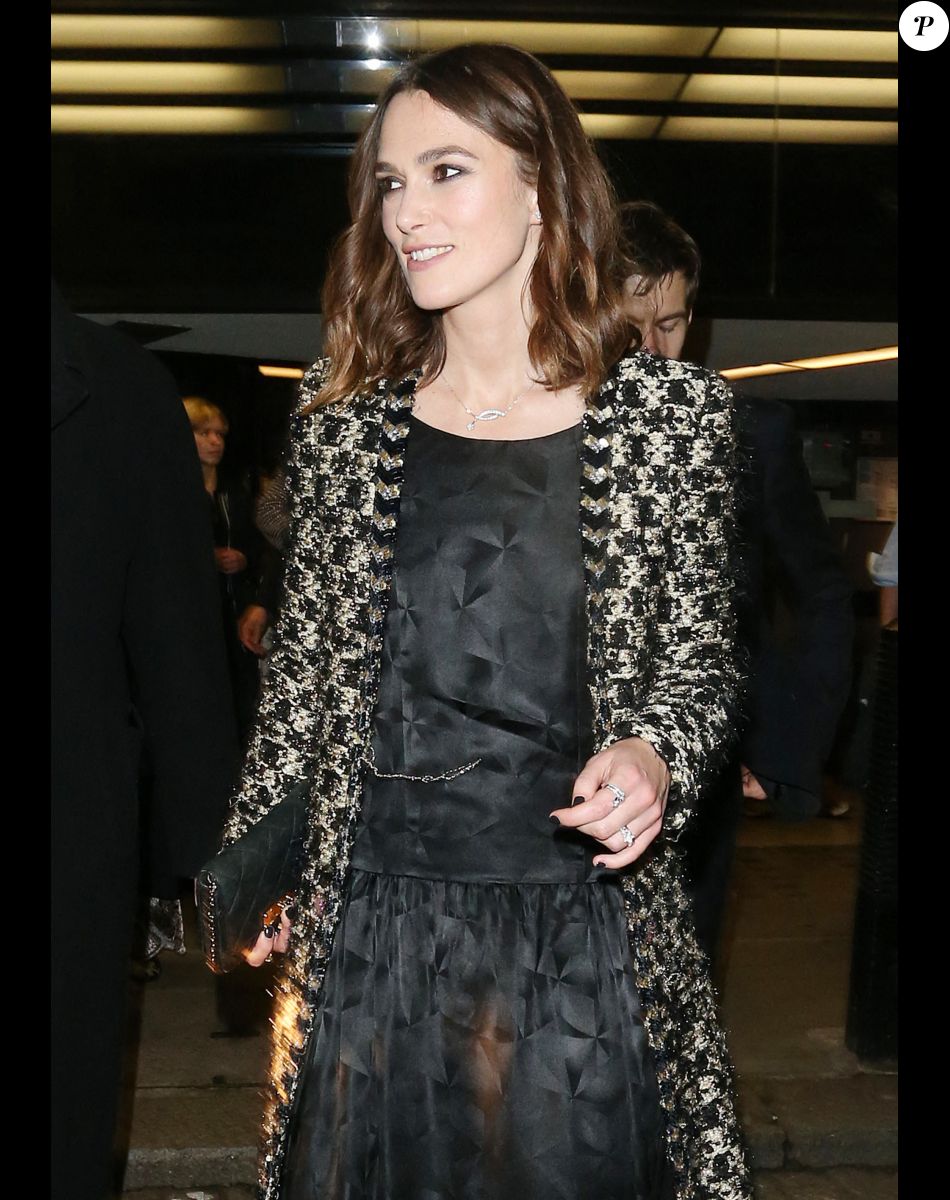 Keira Knightley radieuse en Chanel : rare sortie avec son mari James, l