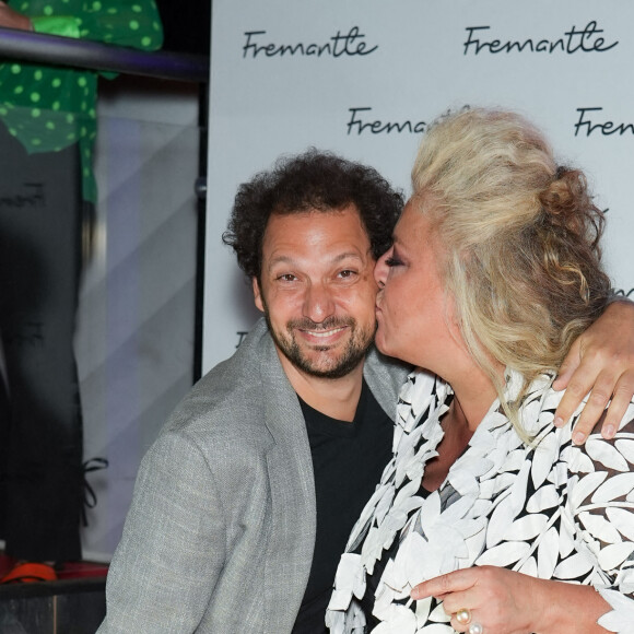 Marianne James et Eric Antoine durant la soirée Fremantle pour la 38ème édition du Mipcom à Cannes, le 17 octobre 2022. Le Mipcom est le Marché International des Contenus Audiovisuels et de la Coproduction. Il rassemble chaque année, en octobre, les professionnels de la TV et des médias à Cannes pour 4 jours de business, d'échanges et de partage.  Fremantle evening for the 38th edition of Mipcom in Cannes, October 17, 2022. Mipcom is the International Market for Audiovisual Content and Coproduction. Every year in October, it brings together TV and media professionals in Cannes for four days of business, exchange and sharing. 
