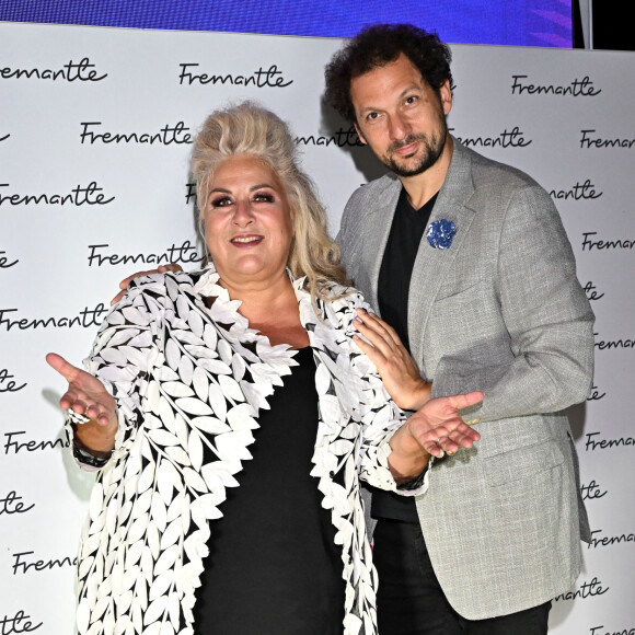 Marianne James et Eric Antoine durant la soirée Fremantle pour la 38ème édition du Mipcom à Cannes, le 17 octobre 2022. Le Mipcom est le Marché International des Contenus Audiovisuels et de la Coproduction. Il rassemble chaque année, en octobre, les professionnels de la TV et des médias à Cannes pour 4 jours de business, d'échanges et de partage. © Bruno Bebert / Bestimage  Fremantle evening for the 38th edition of Mipcom in Cannes, October 17, 2022. Mipcom is the International Market for Audiovisual Content and Coproduction. Every year in October, it brings together TV and media professionals in Cannes for four days of business, exchange and sharing. 