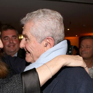 Exclusif - Elsa Zylberstein et Claude Lelouch - Cocktail - Spectacle symphonique Claude Lelouch "D'un film à l'autre" au Palais des Congrès de Paris le 14 novembre 2022. © Moreau / Rindoff / Bestimage