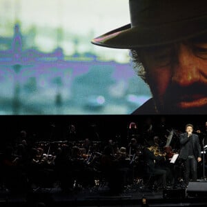 Exclusif - Patrick Bruel - Scène - Spectacle symphonique Claude Lelouch "D'un film à l'autre" au Palais des Congrès de Paris le 14 novembre 2022. © Moreau / Rindoff / Bestimage