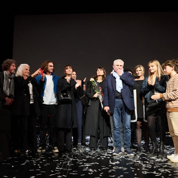 Exclusif - Claude Lelouch en famille - Spectacle symphonique Claude Lelouch "D'un film à l'autre" au Palais des Congrès de Paris le 14 novembre 2022. © Moreau / Rindoff / Bestimage