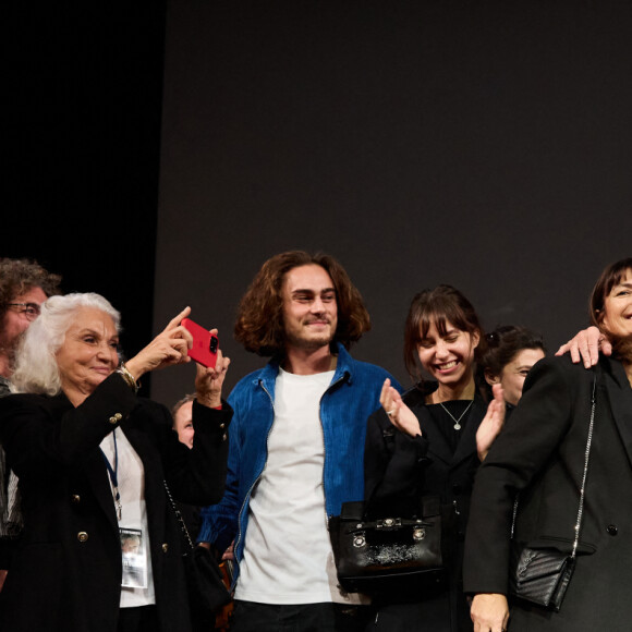 Exclusif - Claude Lelouch en famille - Spectacle symphonique Claude Lelouch "D'un film à l'autre" au Palais des Congrès de Paris le 14 novembre 2022. © Moreau / Rindoff / Bestimage