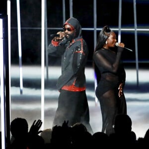 Exclusif - Aya Nakamura sur scène lors de la 24ème cérémonie des "NRJ Music Awards (NMA)" au Palais des Festivals à Cannes, le 18 novembre 2022. © Dylan Meiffret/Nice-Matin/Bestimage