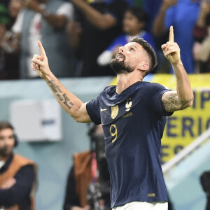 Olivier Giroud - Coupe du Monde de la FIFA, Qatar 2022 : La France bat l'Australie 4 - 1 au Al Janoub Stadium le 22 novembre 2022. © Philippe Perusseau / Bestimage