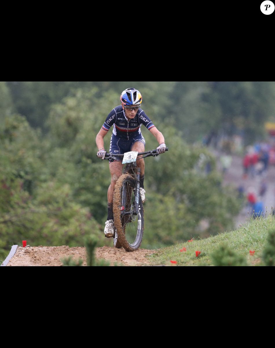 Pauline Ferrand Prevot of France - Course de Cross-country féminin aux Championnats d'Europe de VTT cross-country 2022 à Munich, Allemagne le 20 Août 2022. © Laurent Lairys / Panoramic / Bestimage