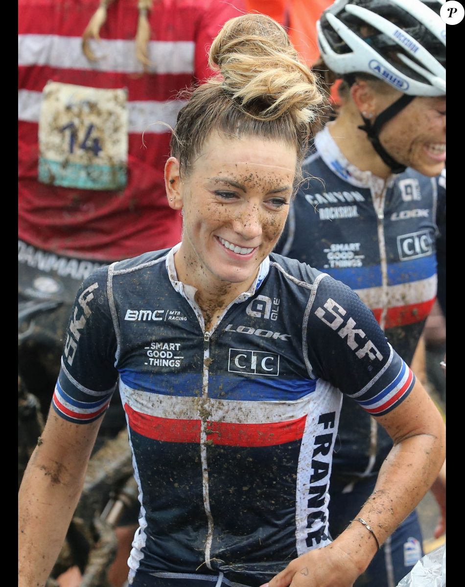 Pauline Ferrand Prevot of France - Course de Cross-country féminin aux Championnats d'Europe de VTT cross-country 2022 à Munich, Allemagne le 20 Août 2022. © Laurent Lairys / Panoramic / Bestimage