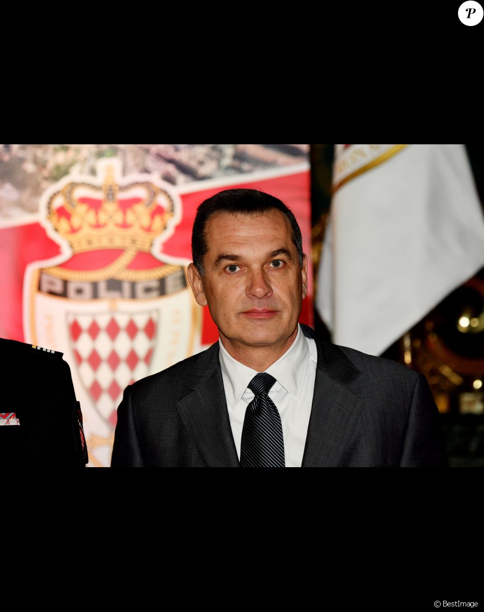 Jean-Raymond Gottlieb, commandant de la D.R.I de Monaco (père de Camille Gottlieb), durant la traditionnelle cérémonie des voeux de la Sûreté Publique de Monaco le 22 janvier 2019. © Bruno Bebert / Bestimage